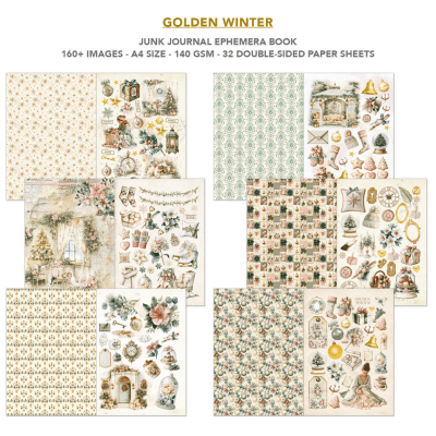 Ciao Bella Ephemera A4 Book - Golden Winter