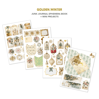 Ciao Bella Ephemera A4 Book - Golden Winter