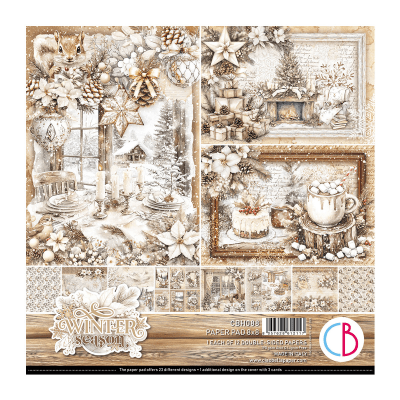 Ciao Bella 8x8 Paper Pad - Winter season 