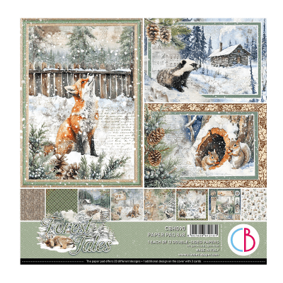 Ciao Bella 8x8 Paper Pad - Forest Tales 