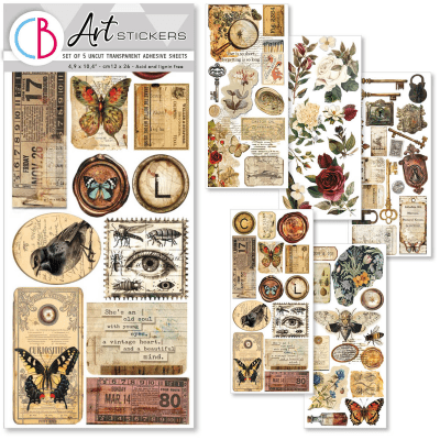 Ciao Bella Art Stickers - Cabinet of curiosities