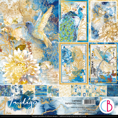 Ciao Bella 12x12 Paper Pad - Indigo 
