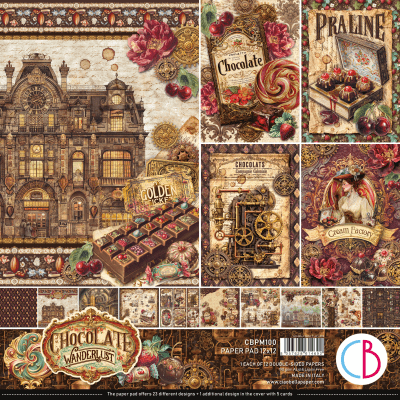 Ciao Bella 12x12 Paper Pad - Chocolate Wanderlust