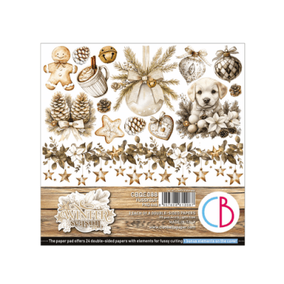 Ciao Bella 6x6 Fussy Cut Pad - Winter Season