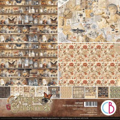 Ciao Bella 12x12 Patters Pad - Cabinet of curiosities