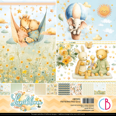 Ciao Bella 12x12 Paper Pad - Lunibloom