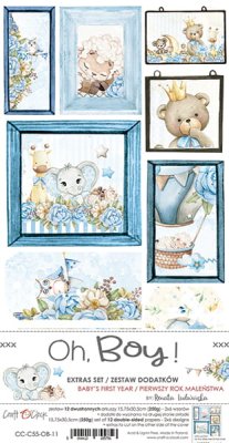 Craft & Clock 6x12 Extras Set - Oh Boy
