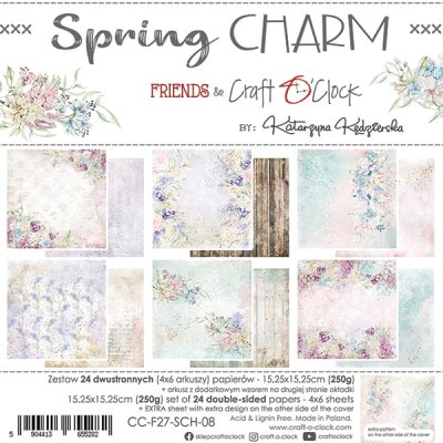 Craft O Clock Paper set 6x6 - Spring Charm