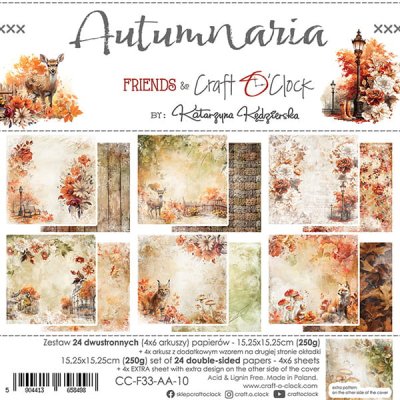 Craft O Clock 6x6 Paper Set - Autumnaria