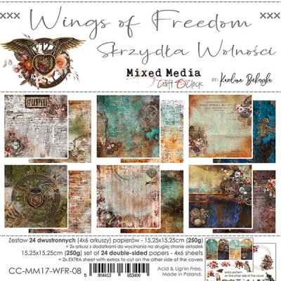Craft O Clock Paperset 6x6 - Wings of Freedom
