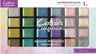 Crafters Companion Shimmer Watercolour Palette - Sunbeam 