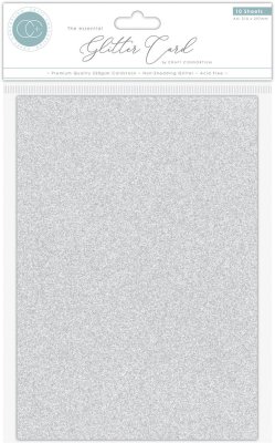 The Essential Glitter Card A4 Silver