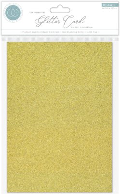 The Essential Glitter Card A4 Gold
