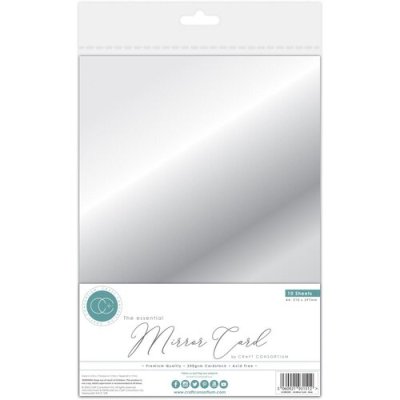 The Essential Mirror Card A4 Silver 