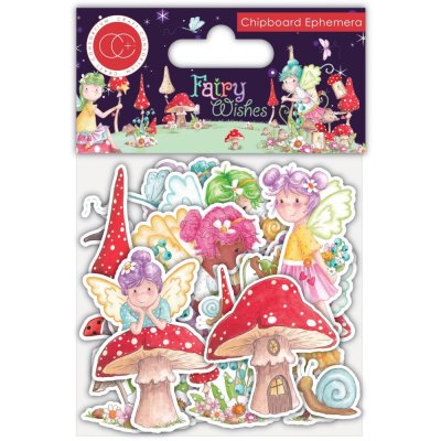 Craft Consortium Chipboard Ephemera - Fairy Wishes
