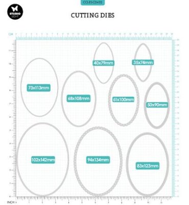 Studio Light Dies - Nested Ovals