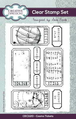  Creative Expressions Stamps - Cosmo Tickets