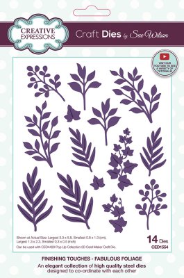 Creative Expressions Dies - Floral Cover Plate Collection 