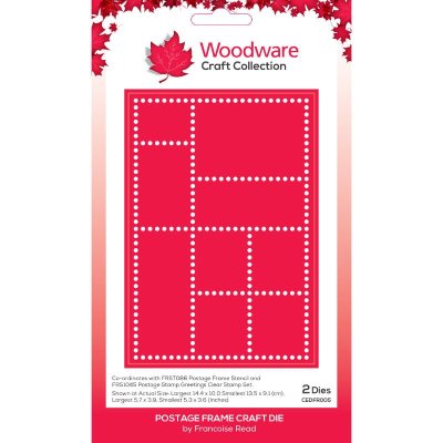 Woodware Postage Frame Craft Die