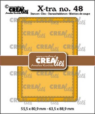 Crealies Xtra dies - no. 48 ATC dots line
