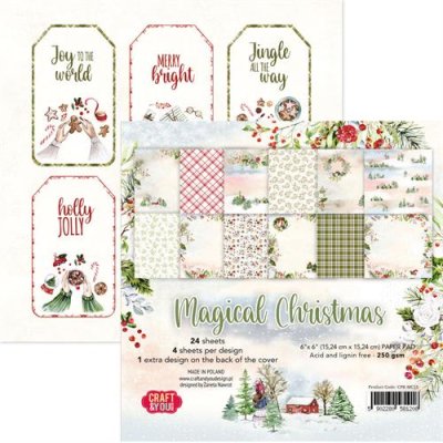 Craft & You 6x6 Paper Pad - Magical Christmas 