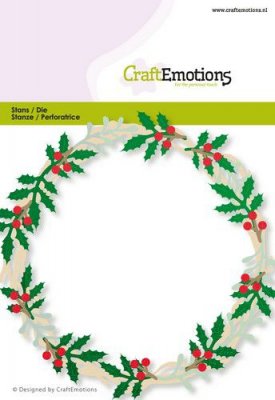 CraftEmotions Die - Christmas wreath 