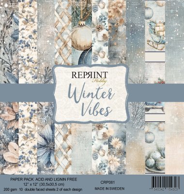Reprint 12x12 Paper Pack - Winter Vibes 