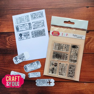 Craft & You Stamps - Ticket Set