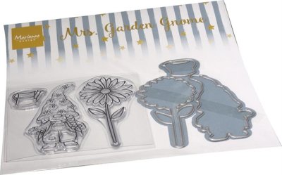 Marianne Design Clearstamp + Dies - Mrs Garden Gnome