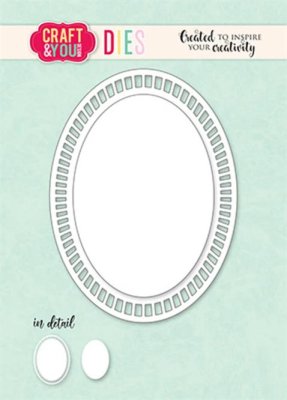 Craft & You Dies - Oval Doily