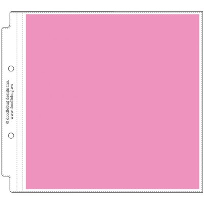Doodlebug Page Protectors 8X8 inch 12/Pkg