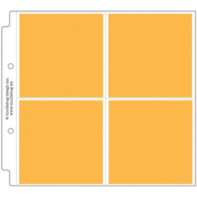 Doodlebug Page Protectors 8X8 inch 12/Pkg