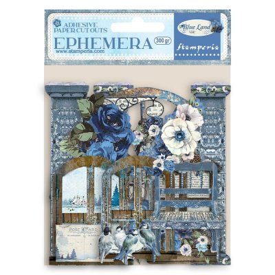 Stamperia Ephemera Die Cuts - Blue Land