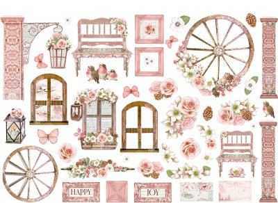 Stamperia Ephemera Die Cuts - Roseland