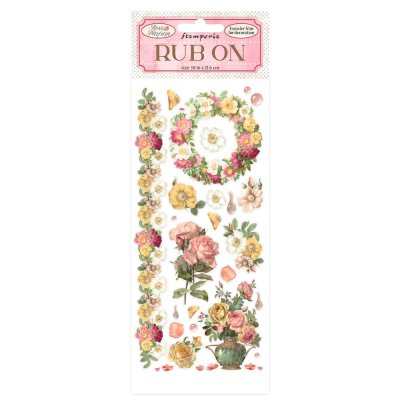Stamperia Rub On - Rose Parfum Rub-On