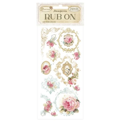 Stamperia Rub Ons Frames - Precious