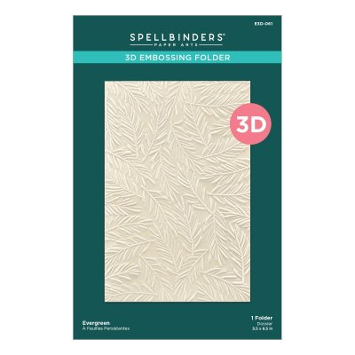 Spellbinders 3D Embossingfolder - Evergreen