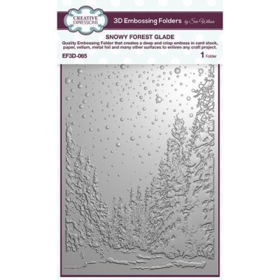 Creative Expressions 3D Embossingfolder - Snowy Forest Glade