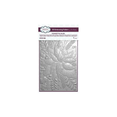 Creative Expressions 3D Embossingfolder - Poinsettia Bliss