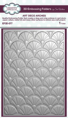 Creative Expressions 3D Embossingfolder - Art Deco Arches