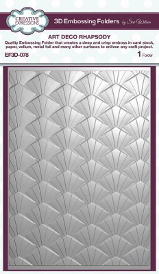 Creative Expressions 3D Embossingfolder - Art Deco Rhapsody