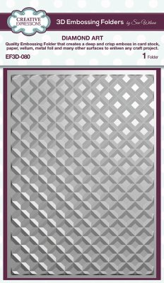 Creative Expressions 3D Embossingfolder - Diamond Art