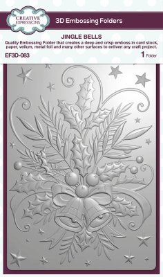 Jingle Bells 3D Embossing Folder