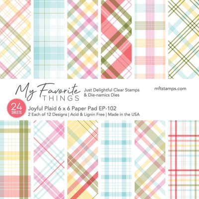 My Favorite Things 6x6 paperpad - Joyful Plaid