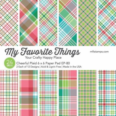 My Favorite Things 6x6 paperpad - Cheerful Plaid 
