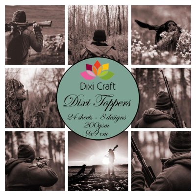 DIXI CRAFT TOPPERS 9X9CM 24 ARK