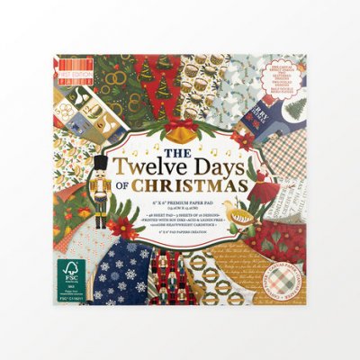 First Edition Paper pad 6x6 - Twelve Days of Christmas