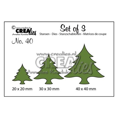Crealies dies - Christmas tree 