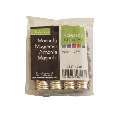 Magneter Ø8mmx1mm Superstrong 144pcs