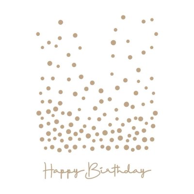 Spellbinders Glimmer Hot Foil Plate - Slimline Confetti Background